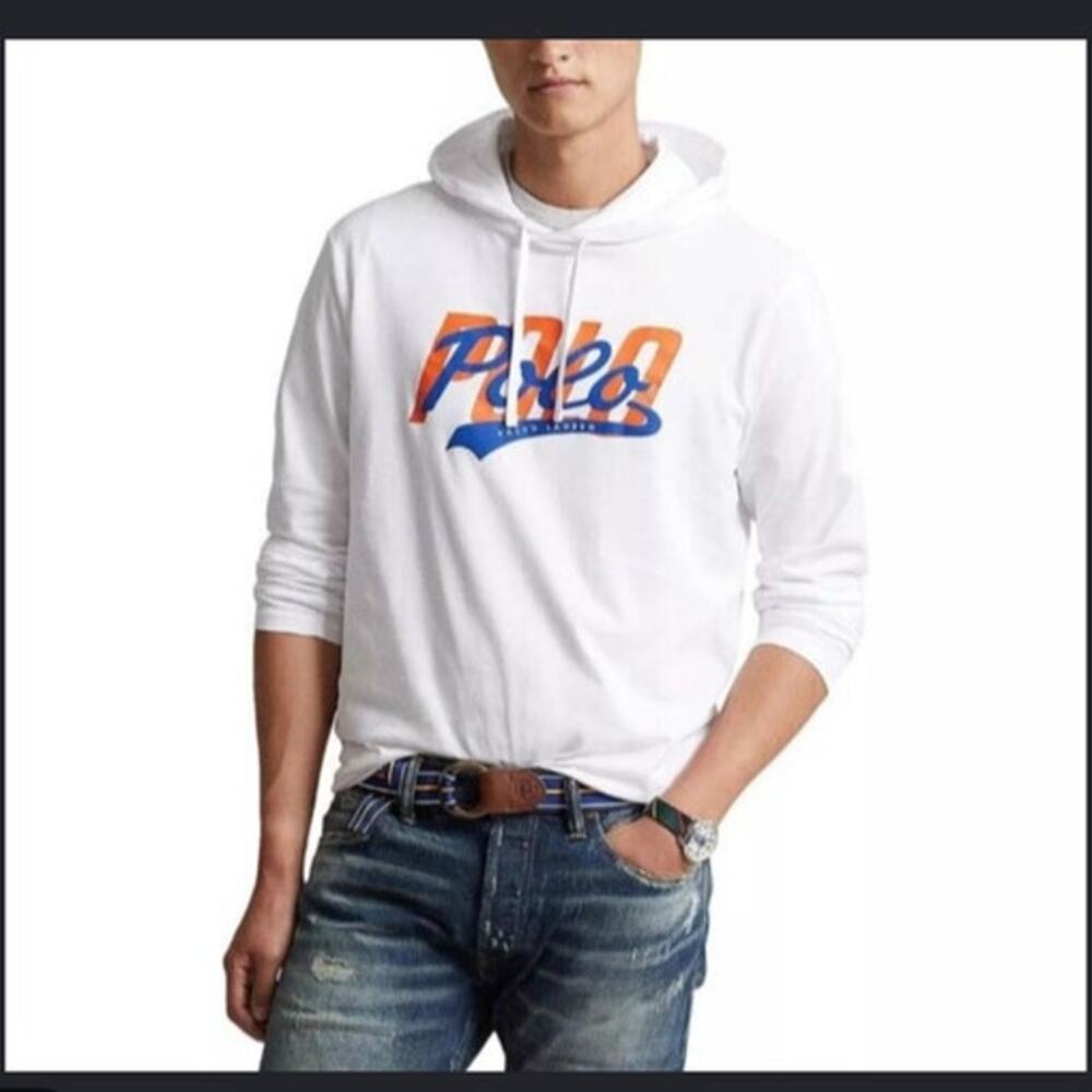 NEW Polo Ralph Lauren men's shirt Logo Jersey Hooded t-shirt